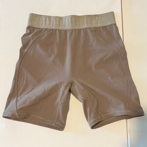 BUFFBUNNY Performance Training Shorts - Taupe